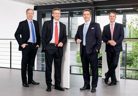 New Executive Board of Viscom AG - Dr. Martin Heuser, Peter Krippner, Carsten Salewski and Dirk Schwingel, (left to right)